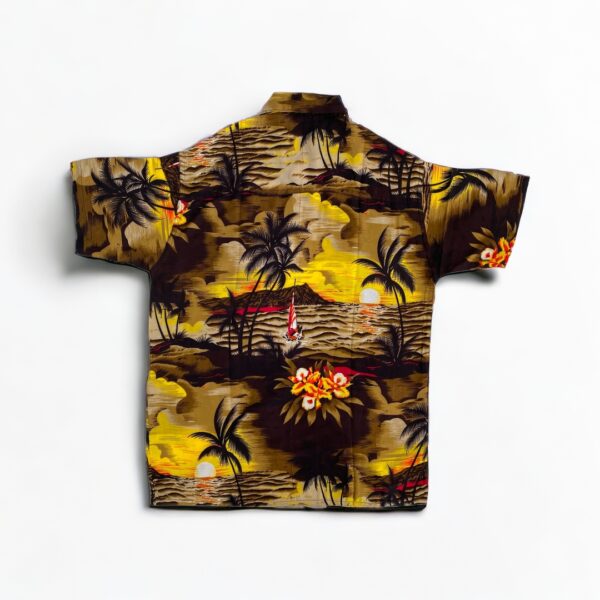 karibimage - chemise tropical marron