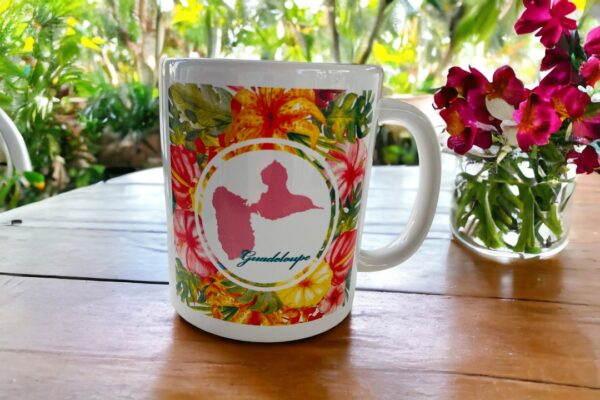 guadeloupe - mug fleurs