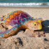 guadeloupe - tortue couleurs