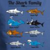 t shirt bleu - requin